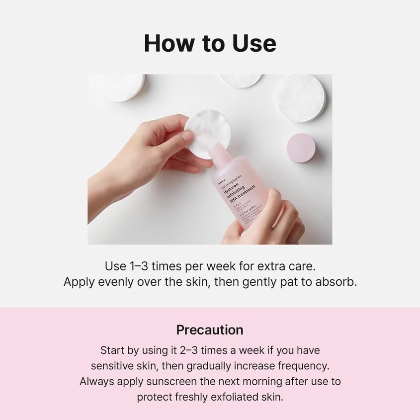 Real Complexion Hyaluron Exfoliating AHA Treatment
