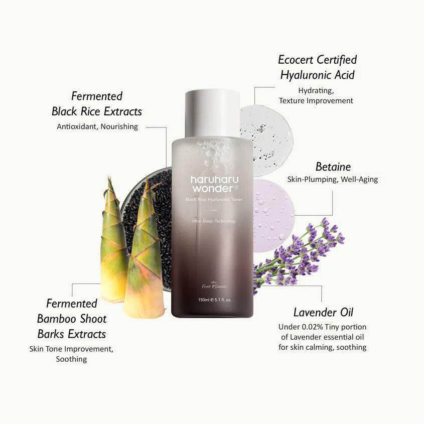 HARUHARUWONDER HYALURONIC TONER 300 ML – توصيل مجاني