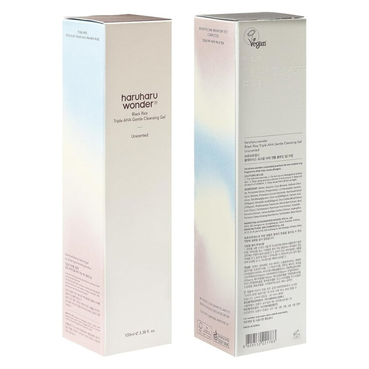 Black Rice Triple AHA Gentle Cleansing Gel