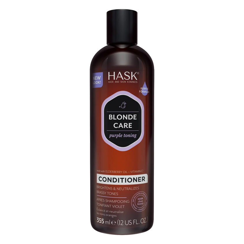 HASK BLONDE CARE purple toning conditioner 355ML – photo 5