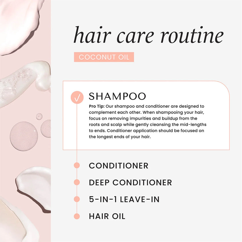 HASK Coconut Oil Nourishing Shampoo 1 L – photo 5