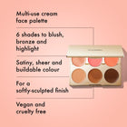 ICONIC LONDON MULTI-USE CREAM BLUSH, BRONZE AND HIGHLIGHT PALETTE 212ML – photo 16