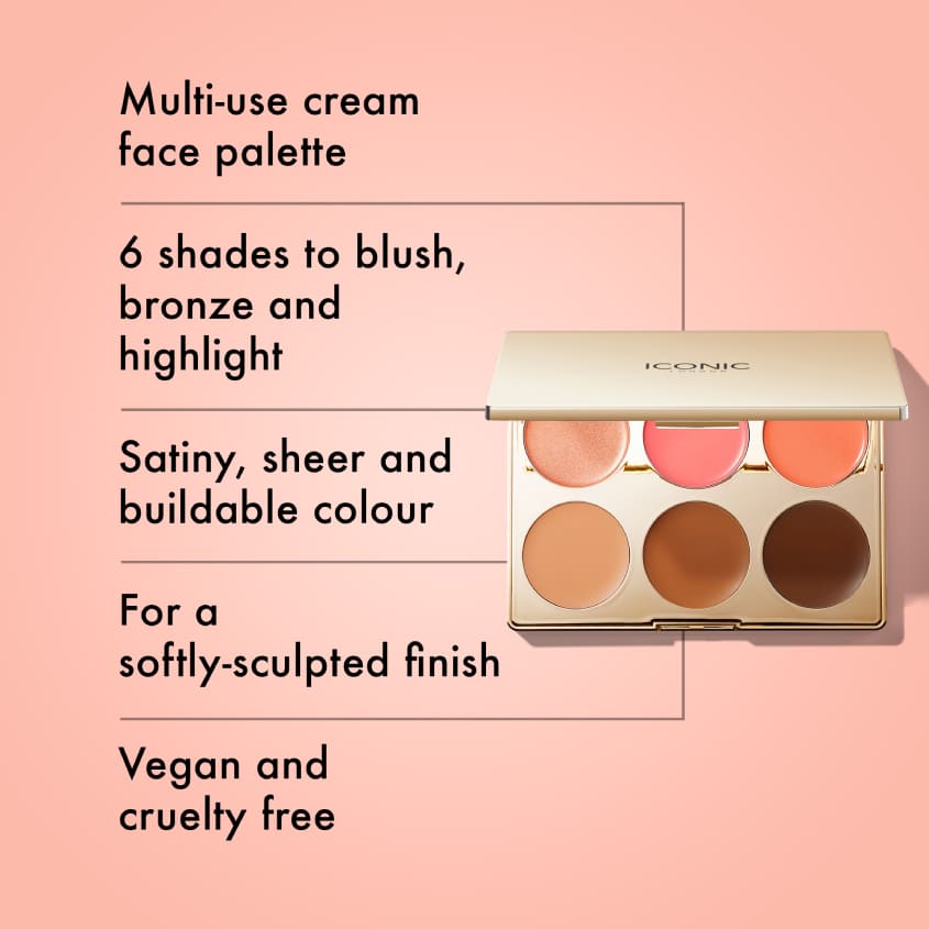 ICONIC LONDON MULTI-USE CREAM BLUSH, BRONZE AND HIGHLIGHT PALETTE 212ML – photo 16