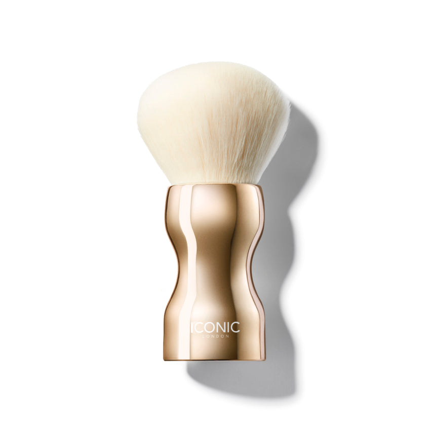 ICONIC LONDON Tan and Buff Brush
