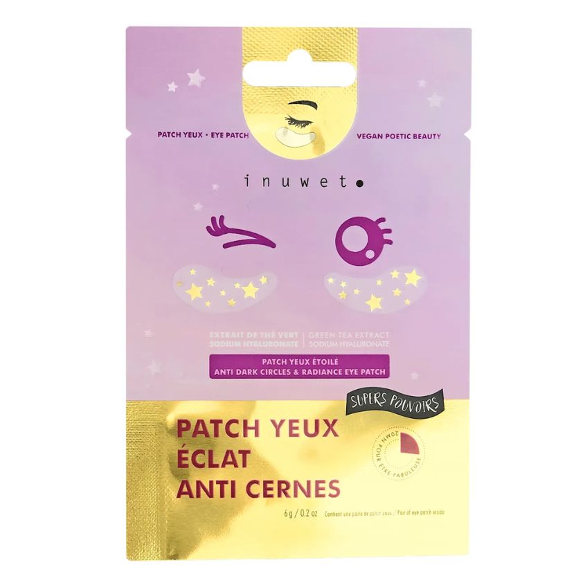 INUWET ANTI DARK CIRCLES & RADIANCE EYE PATCH STARS 6G