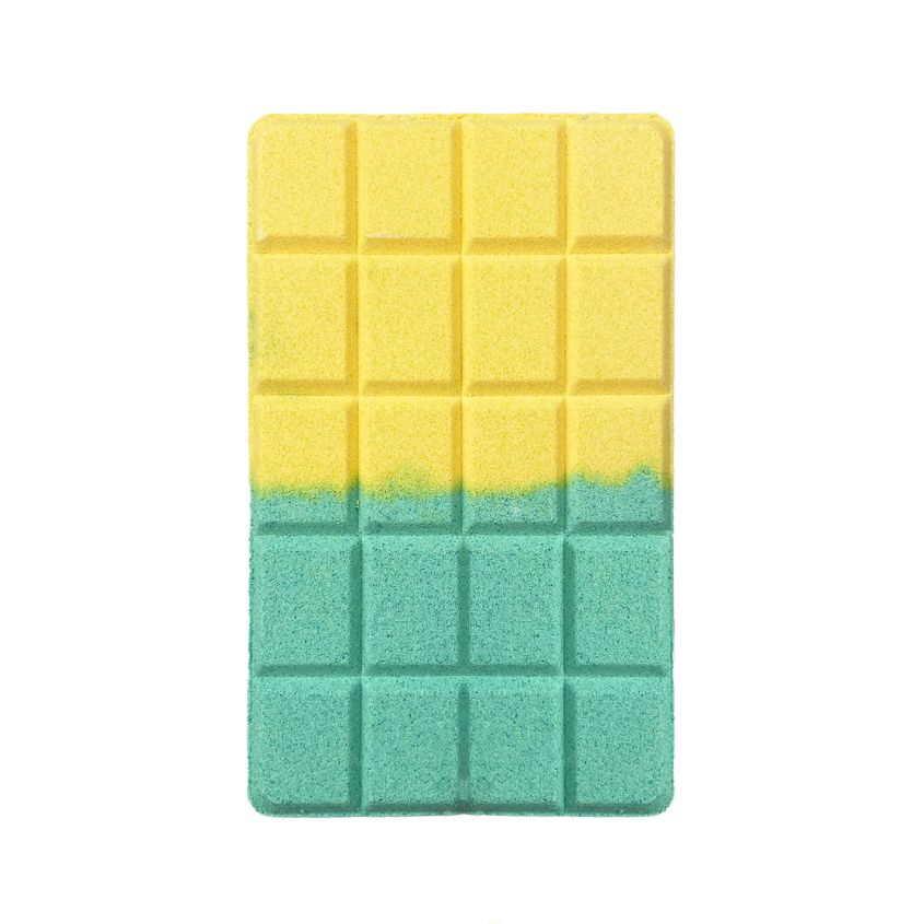 INUWET FIZZER BATH SLAB / MONOI / YELLOW 200G