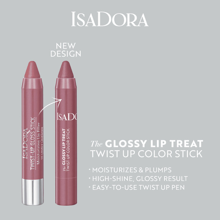 GLOSSY LIP TREAT TWIST UP COLOR STICK BEACH PEACH