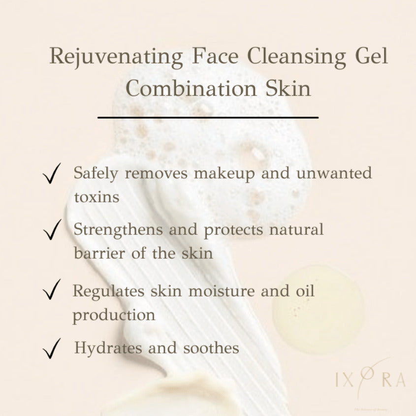 IXORA REJUVENATING FACE CLEANSING GEL-NORMAL & COMBINATION SKIN 250ML – buy online
