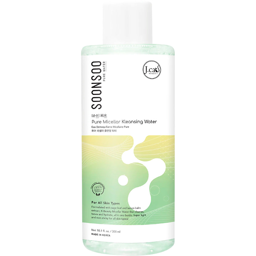 JCAT BEAUTY SOONSOO PURE MICELLAR KLEANSING WATER 300ML – متجر إلكتروني