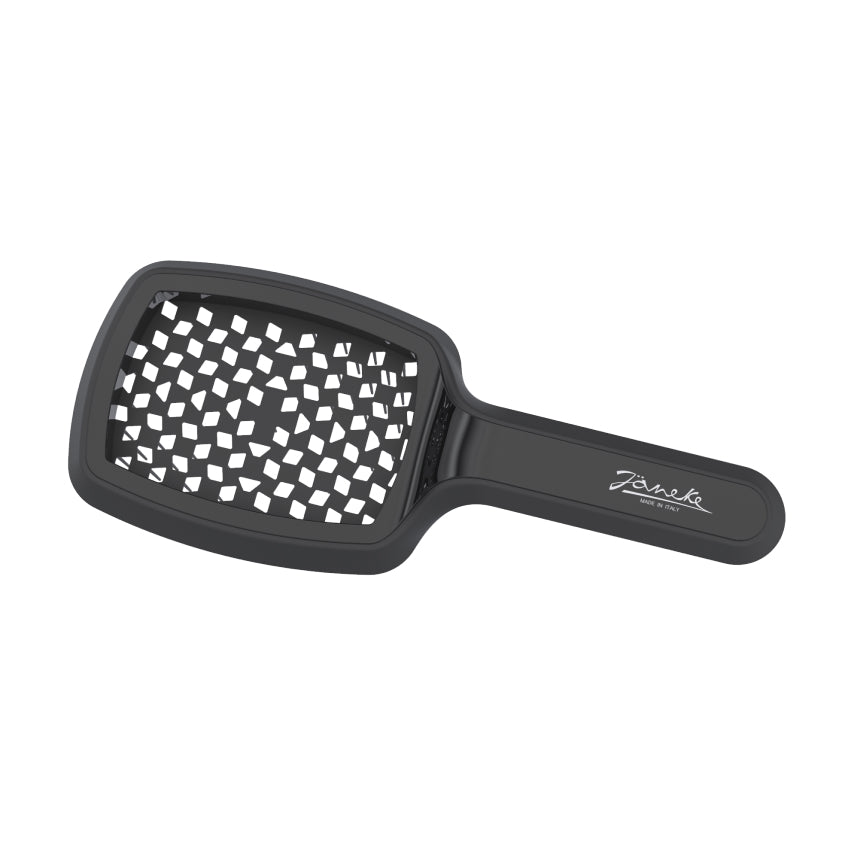 Ventilated Brush for Voluminous Styling Black