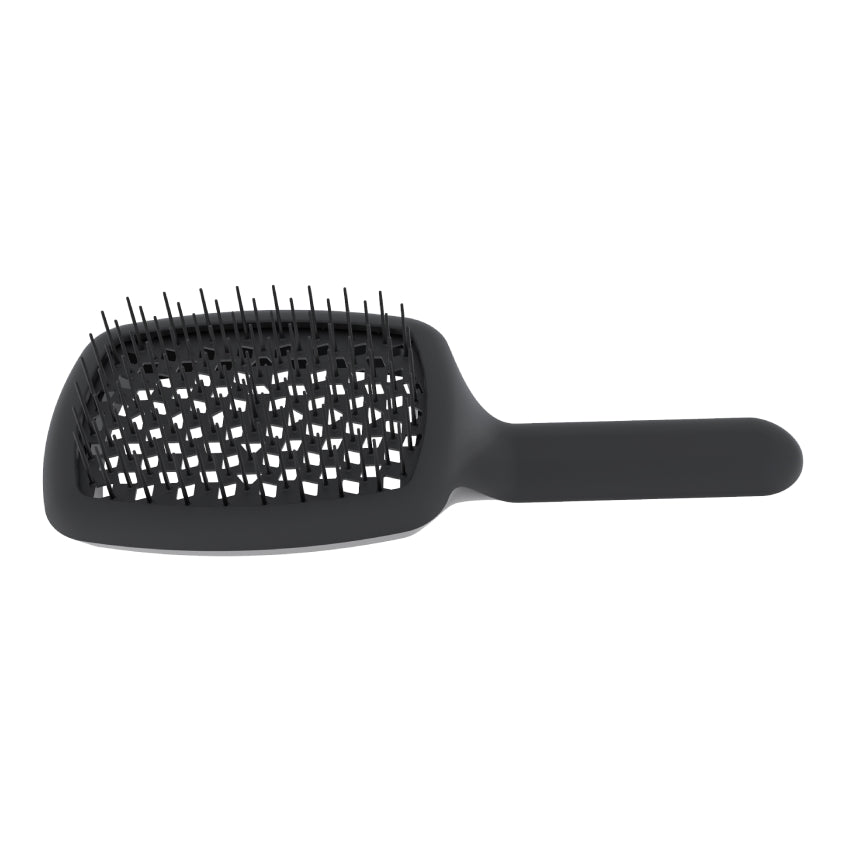 Ventilated Brush for Voluminous Styling Black