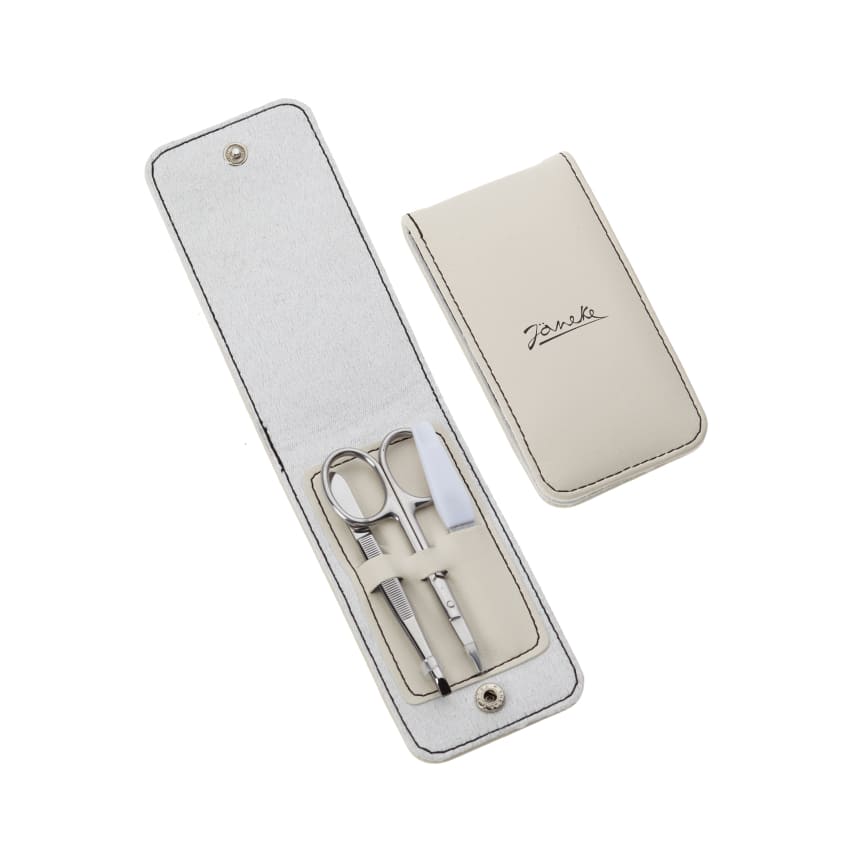 SET (MANICURE SCISSORS+TWEEZERS+FINE FILE)