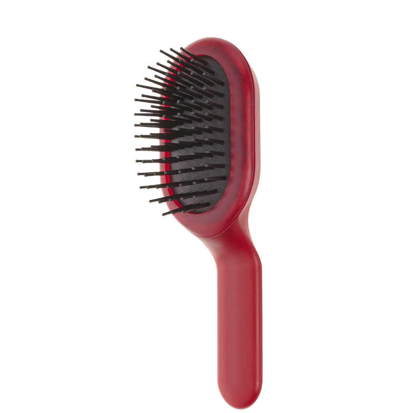 Pneumatic Brush for Voluminous Styling Berry-Purple Curvy Bag