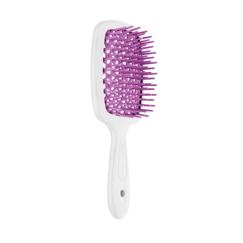 JANEKE SMALL SUPERBRUSH VENTED BRUSH COMPACT VERSION WHITE FUCHSIA
