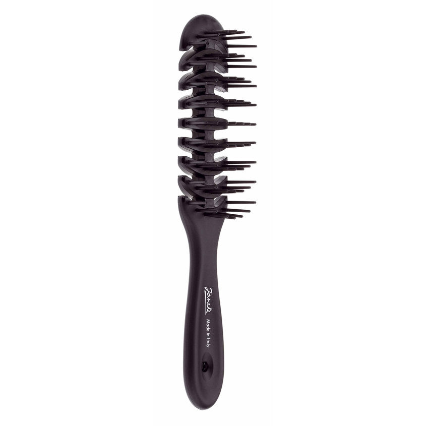 JANEKE Hairbrush Spider 22x4x2.5 cm black