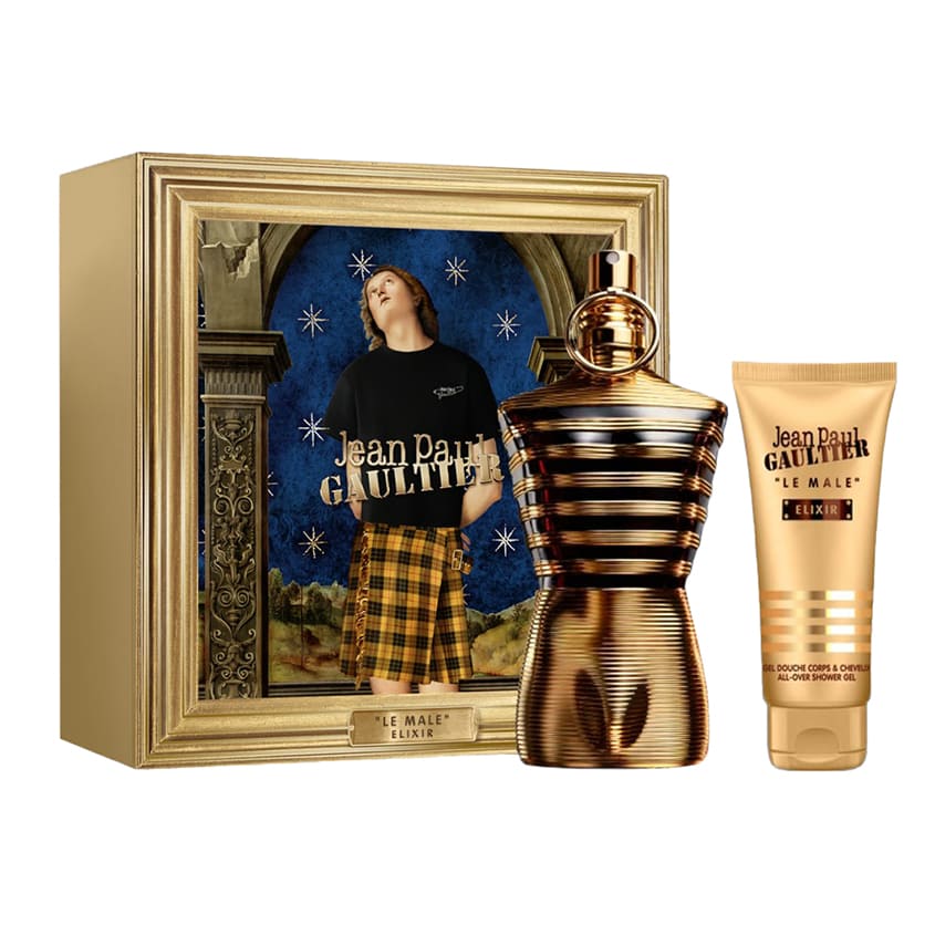 JEAN PAUL GAULTIER JPG LM ELIXIR SET (LE MALE ELIXIR 125ML + LE MALE ELIXIR SG 75ML)