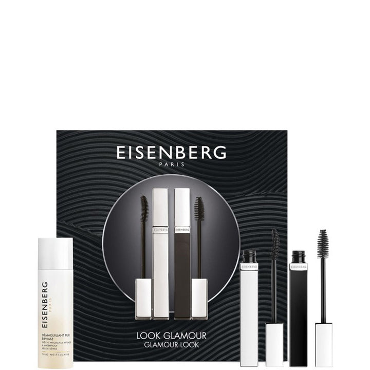 Gifts for her GLAMOUR LOOK (THE GRAPHIC MASCARA 01 EBONY BLACK 8 ML+THE BLACK MASCARA 01 ULTRA-BLACK 8 ML+DEMAQILL