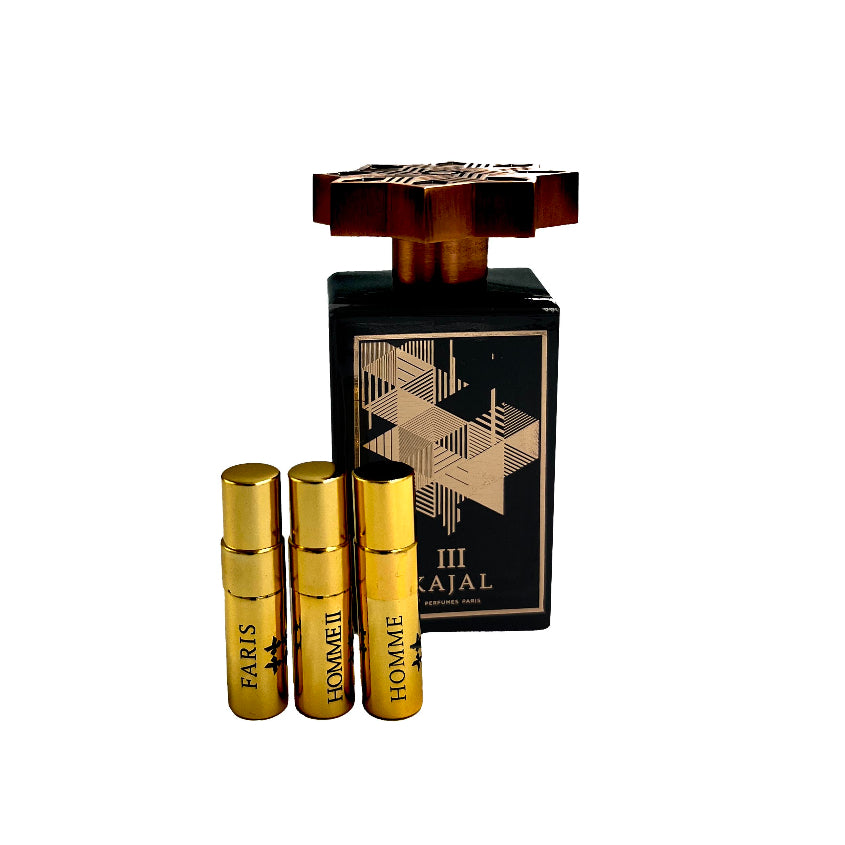 KAJAL III SET (KAJAL III EDP 100 ML+FARIS EDP 3 ML+HOMME EDP 3 ML+HOMME II EDP 3 ML) – صورة 5
