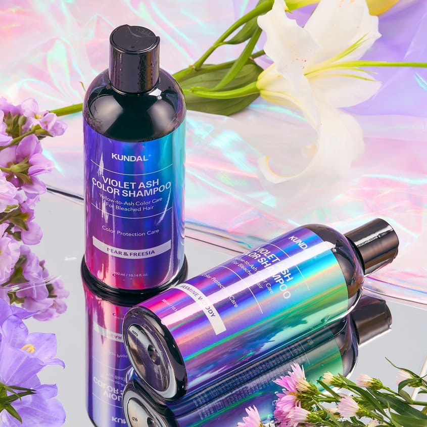 KUNDAL VIOLET ASH COLOR SHAMPOO 300ML – صورة 6