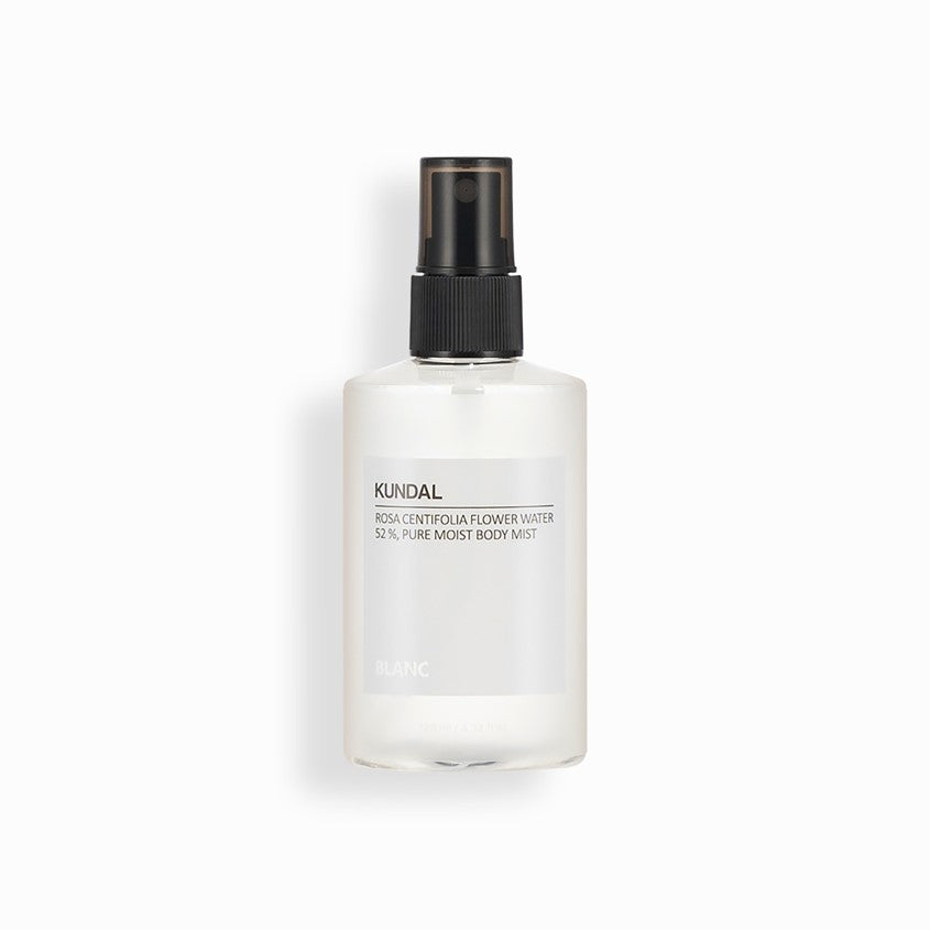 KUNDAL ROSA CNTFL FLWR WTR 52% PURE MOIST BODY MIST BLANC 128ML