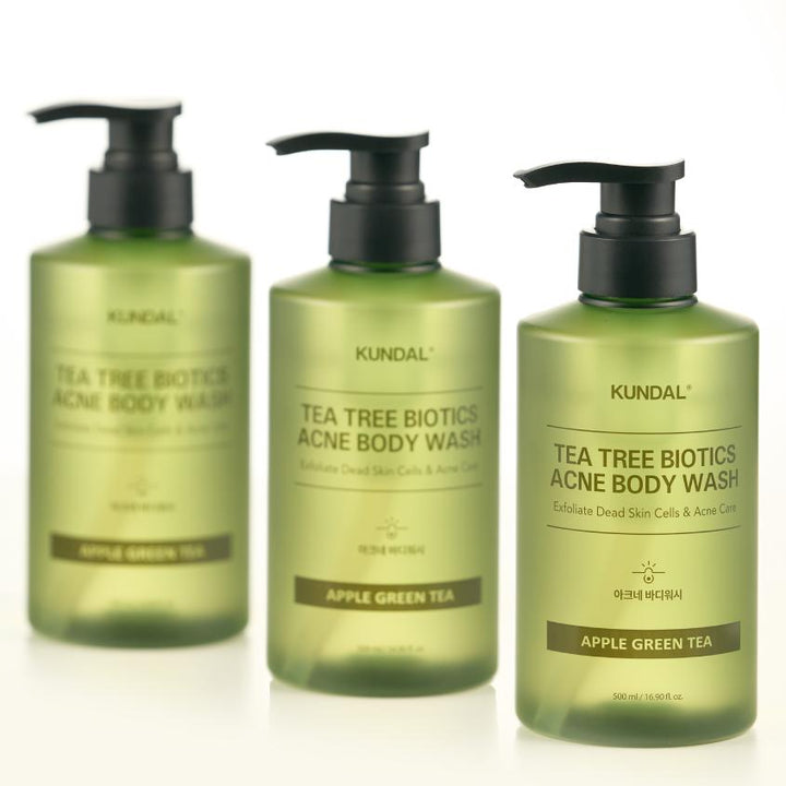 TEA TREE BIOTICS ACNE BODY WASH APPLE GREEN TEA 500ML