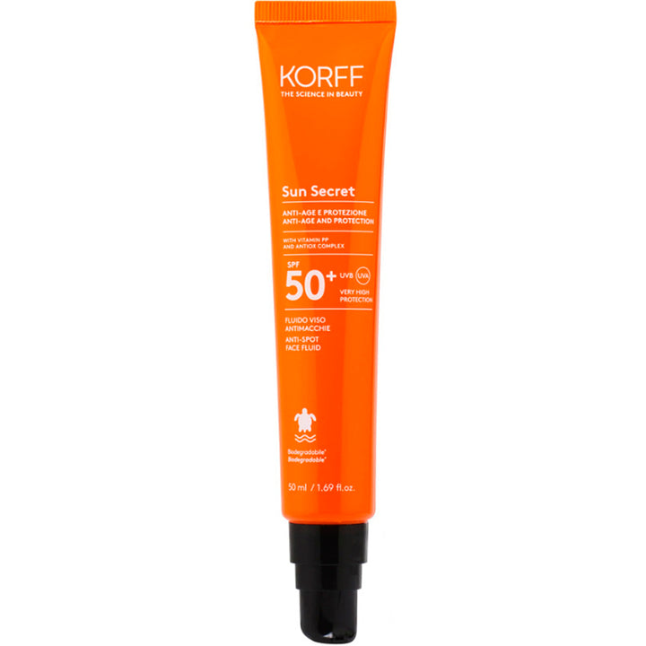 Sun Secret Anti-Age & Protection Anti-Spot Face Fluid SPF50+