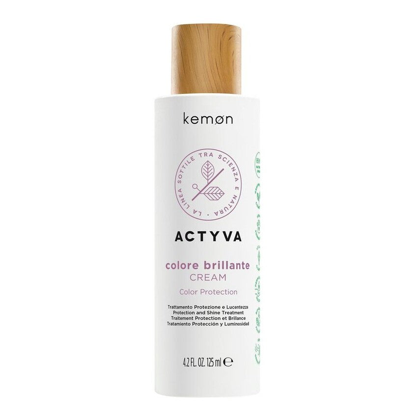 KEMON ACTYVA COLORE BRILLANTE CREAM SN VELIAN 125ML - FOR COLORED HAIR
