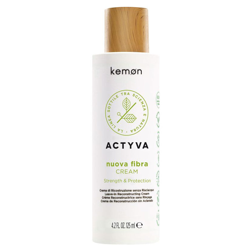 KEMON ACTYVA NUOVA FIBRA CREAM SN VELIAN 125ML - FOR DAMAGED OR WEAKENED HAIR
