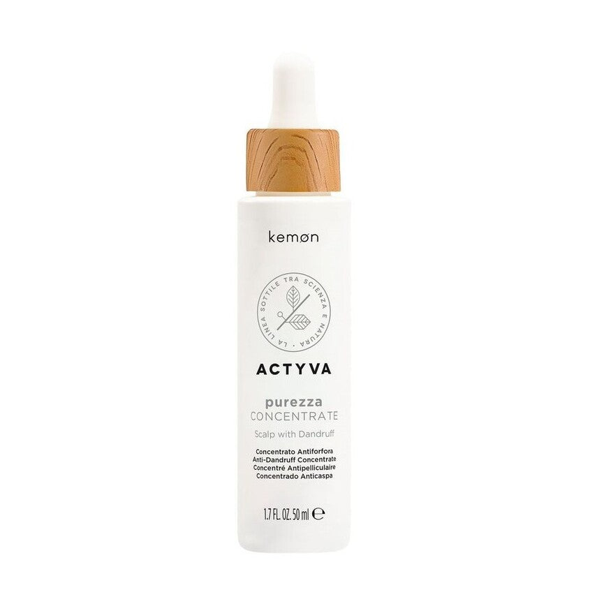 KEMON ACTYVA PUREZZA CONCENTRATE 50ML - FOR FLAKY SCALP & DANDRUFF CONTROL