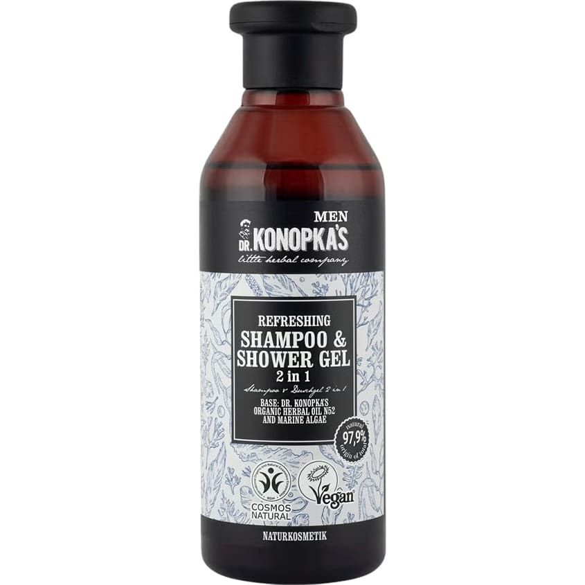 DR.KONOPKA'S MEN REFRESHING SHAMPOO & SHOWER GEL 2IN1, 280 ML