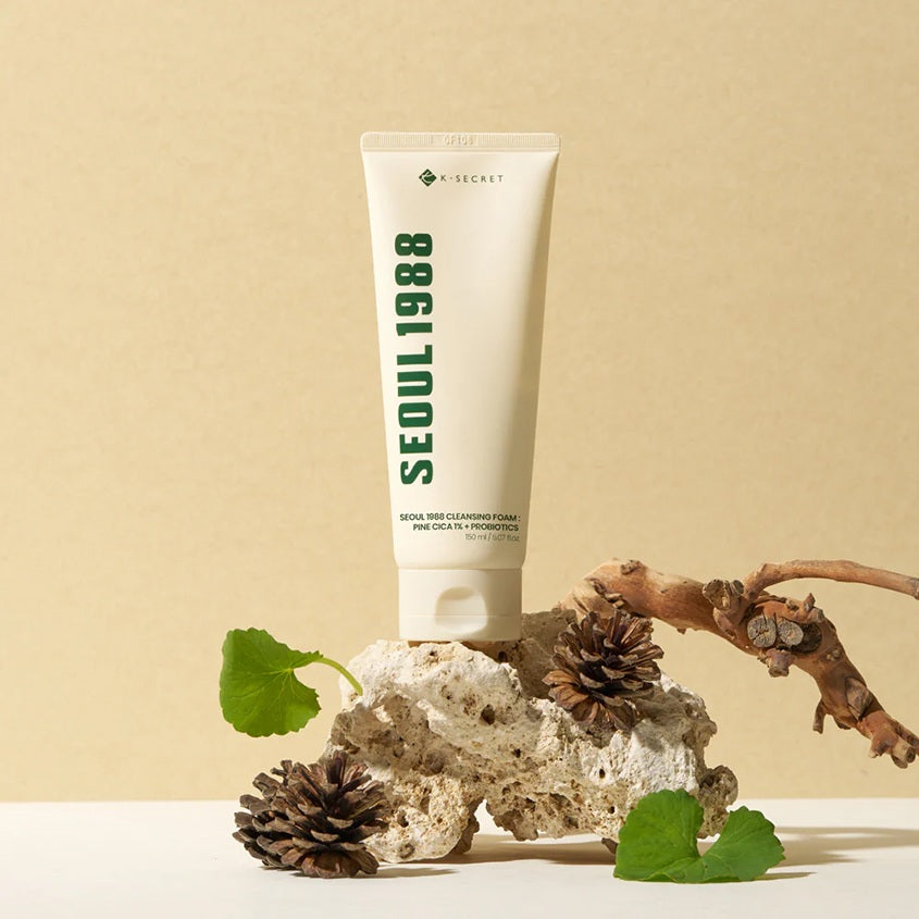 Seoul 1988 Cleansing Foam : Pine Cica 1% + Probiotics