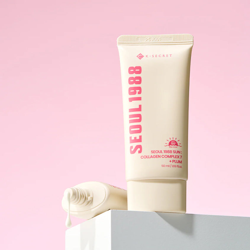 Seoul 1988 Sun : Collagen Complex 7 + Plum SPF50+