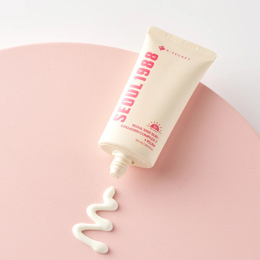 Seoul 1988 Sun : Collagen Complex 7 + Plum SPF50+