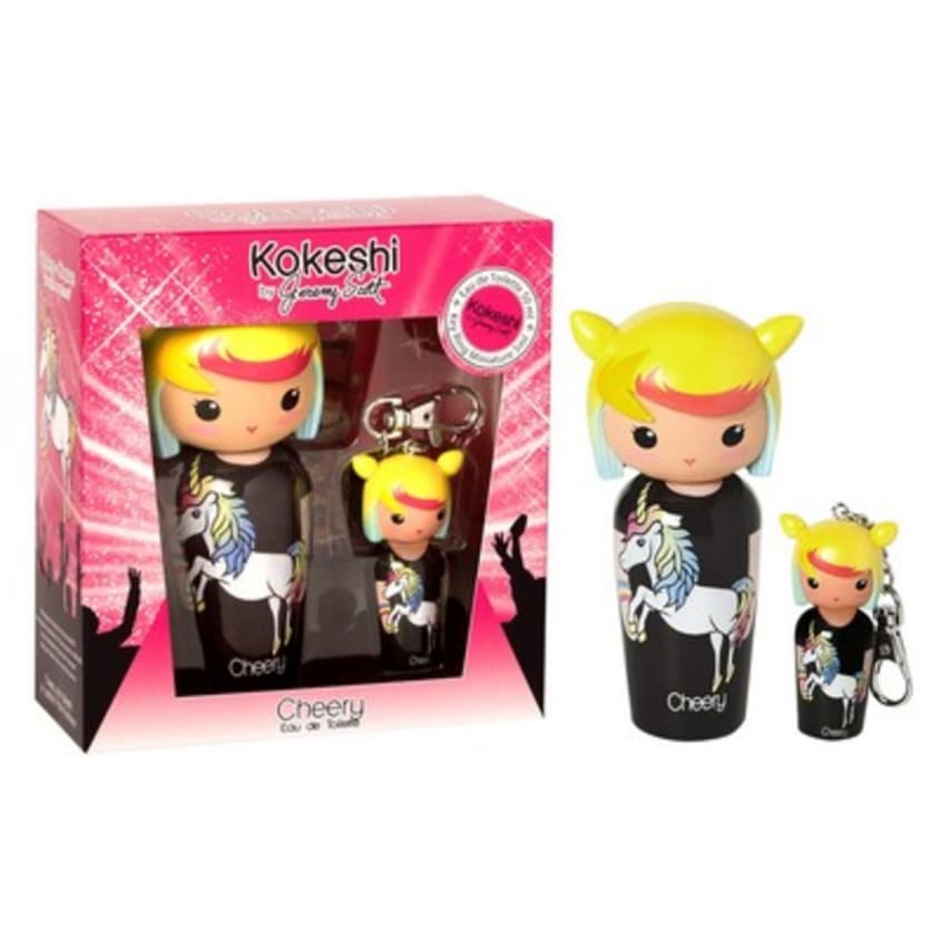 KOKESHI SET (MINI KEYRING 5 ML + EDT CHEERY 50 ML)