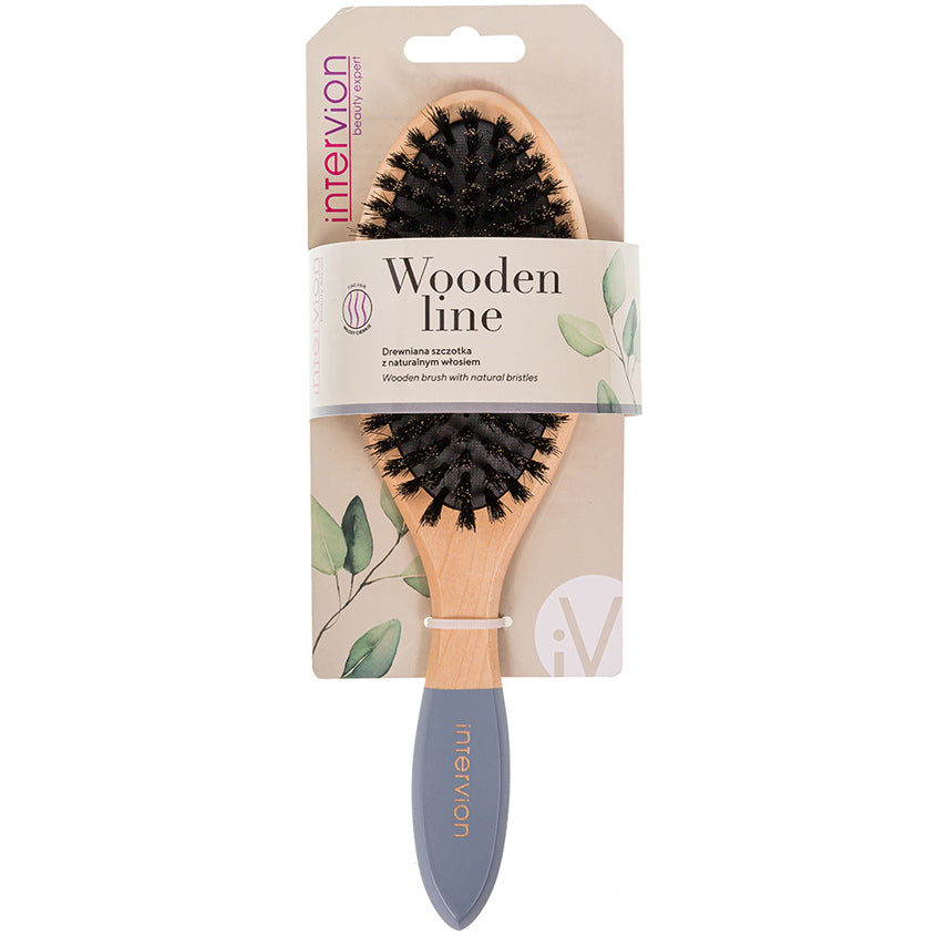 KILLYS WOODEN BRUSH WITH NATURAL BRISTLES
