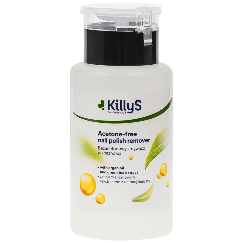KILLYS NAIL POLISH REMOVER ACETONE-FREE ARGAN OIL 200ML