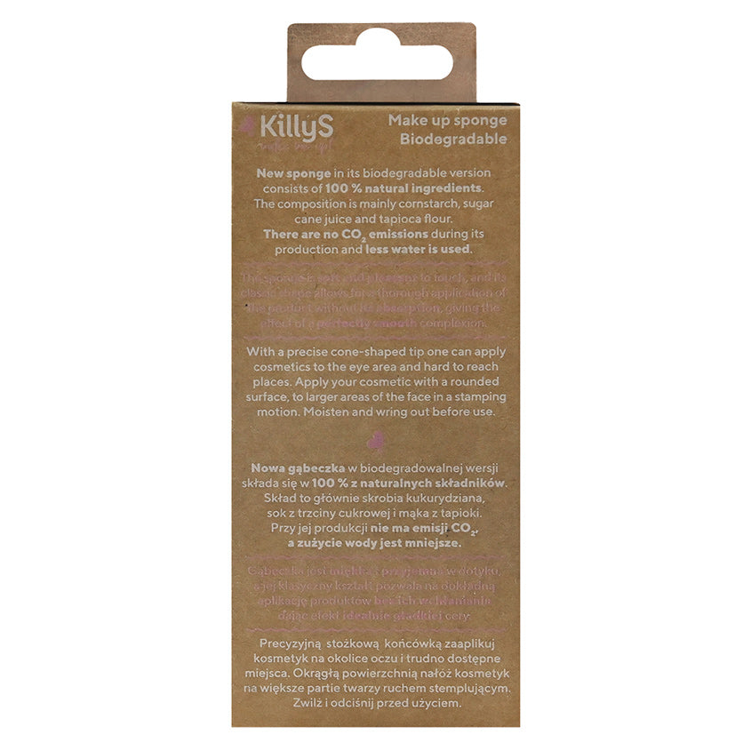 KILLYS BIODEGRADABLE MAKEUP SPONGE – شراء أونلاين