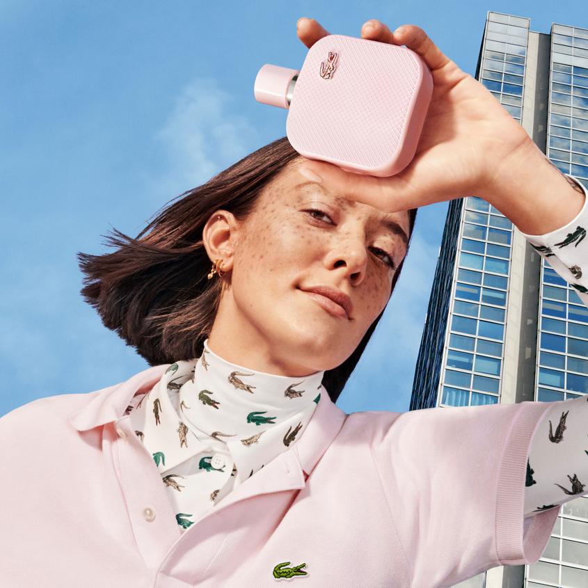 LACOSTE لكوست إل.12.12 روز، إيو دو بارفوم سبراي 35 مل – صورة 9