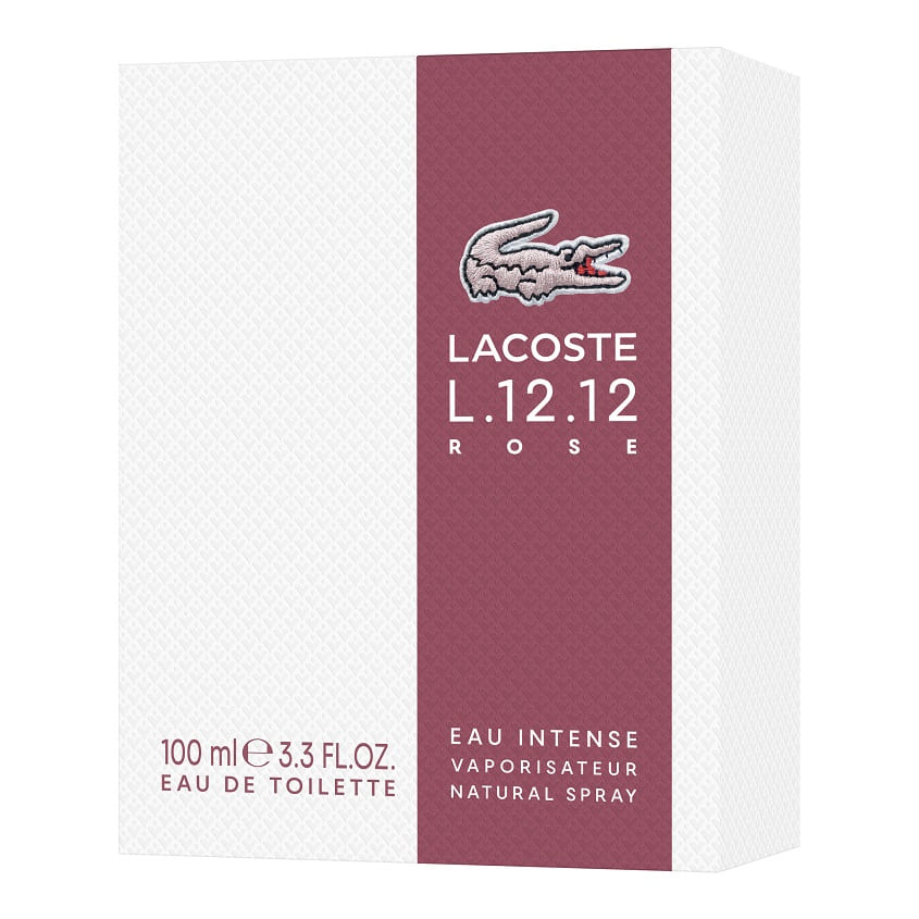 LACOSTE L.12.12 ROSE EAU INTENSE EDT 100ml – buy online