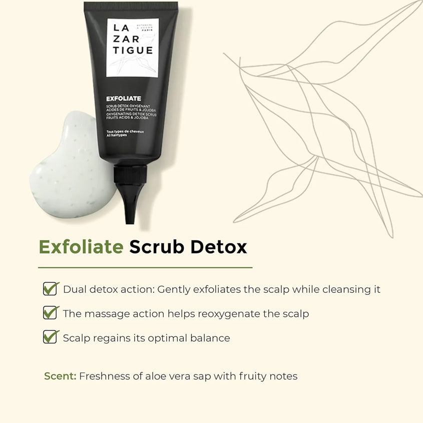 LAZARTIGUE EXFOLIATE SCRUB DETOX 75ML