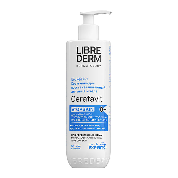 LIPID-REDUCING CREAM WITH CERAMIDES AND PREBIOTIC 0+ 400 ML