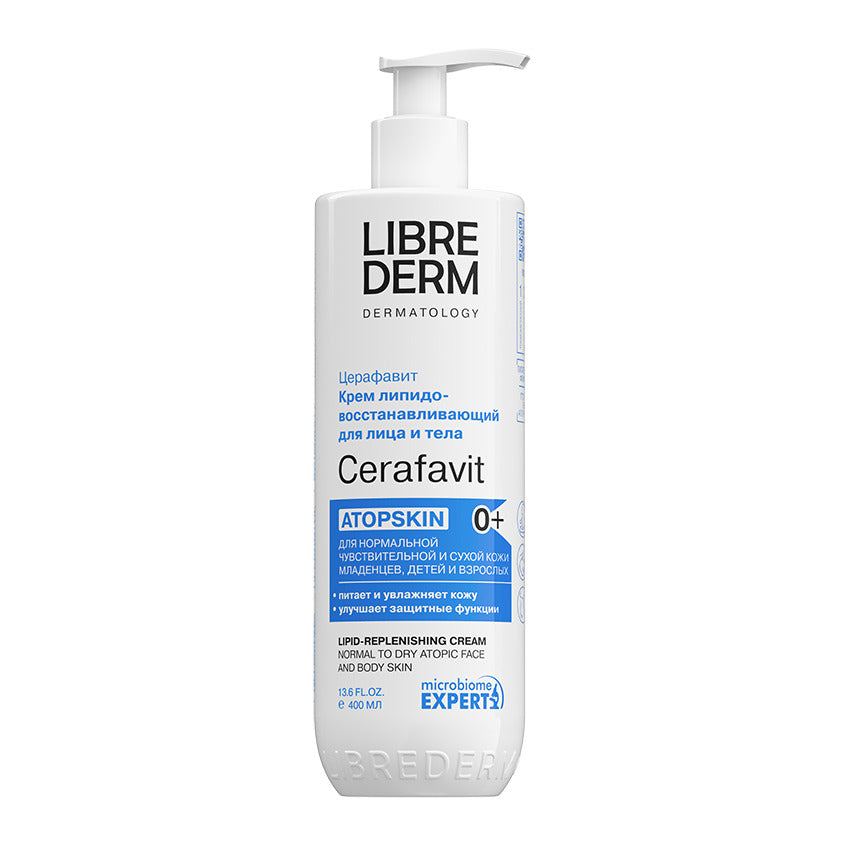 LIBREDERM LIPID-REDUCING CREAM WITH CERAMIDES AND PREBIOTIC 0+ 400 ML