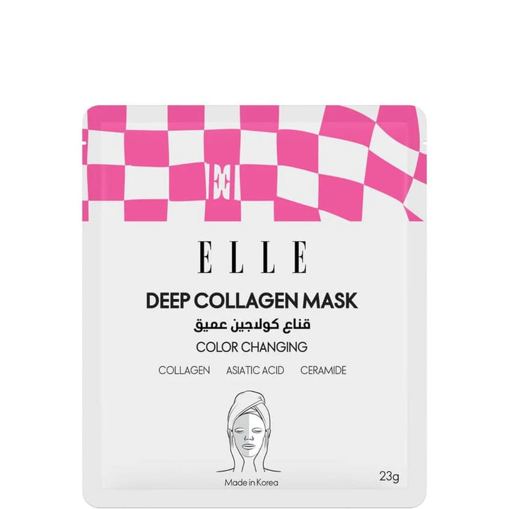Facial skincare products ELLE DEEP COLLAGEN MASK 23G