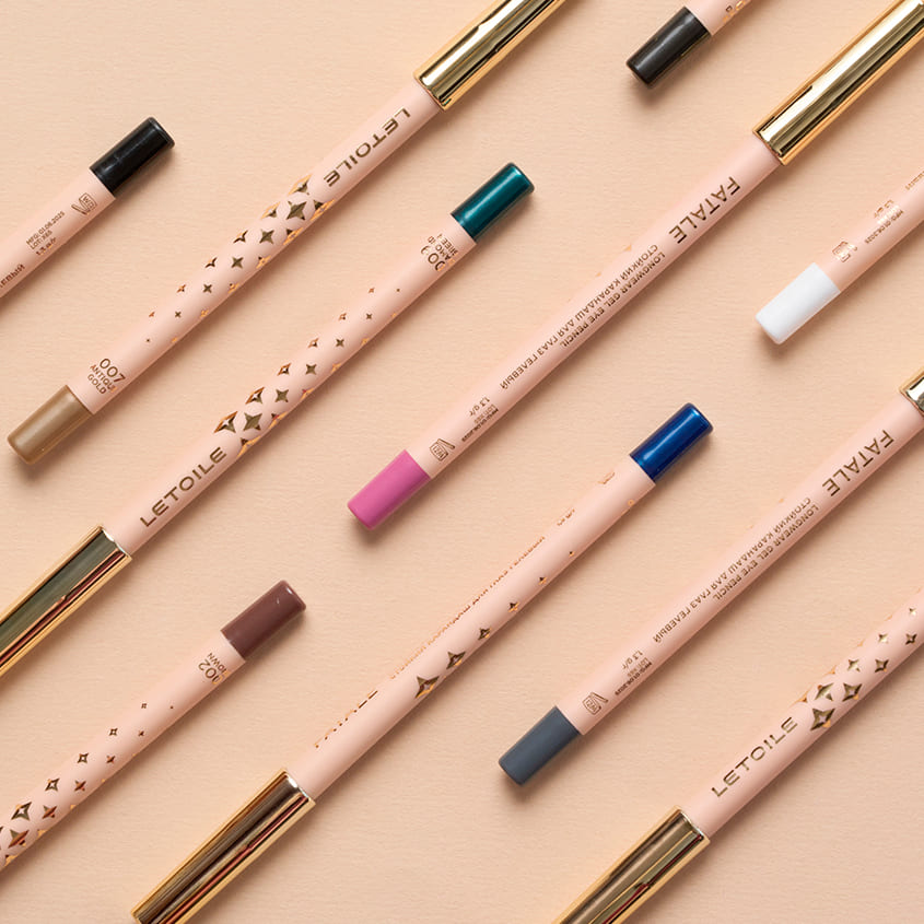 Longwear gel eye pencil FATALE 001 Black, 1,3 g