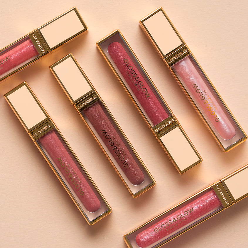 Shimmer lip gloss GLOSS&GLOW 001 Everyday Nude, 6 ml