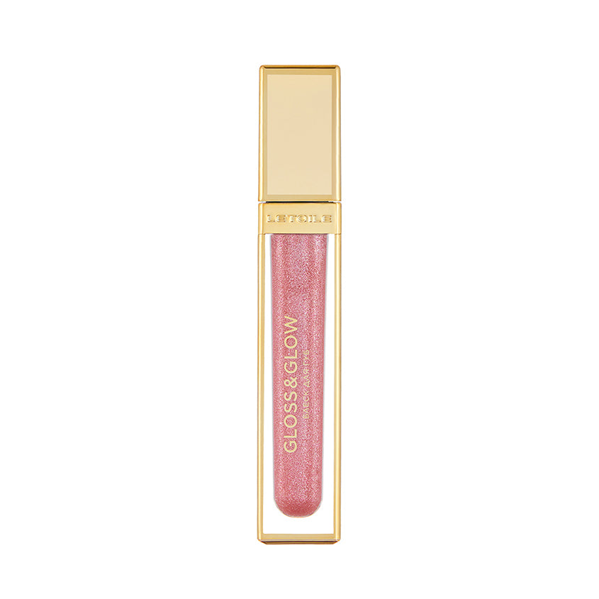 Shimmer lip gloss GLOSS&GLOW 005 Latte, 6 ml