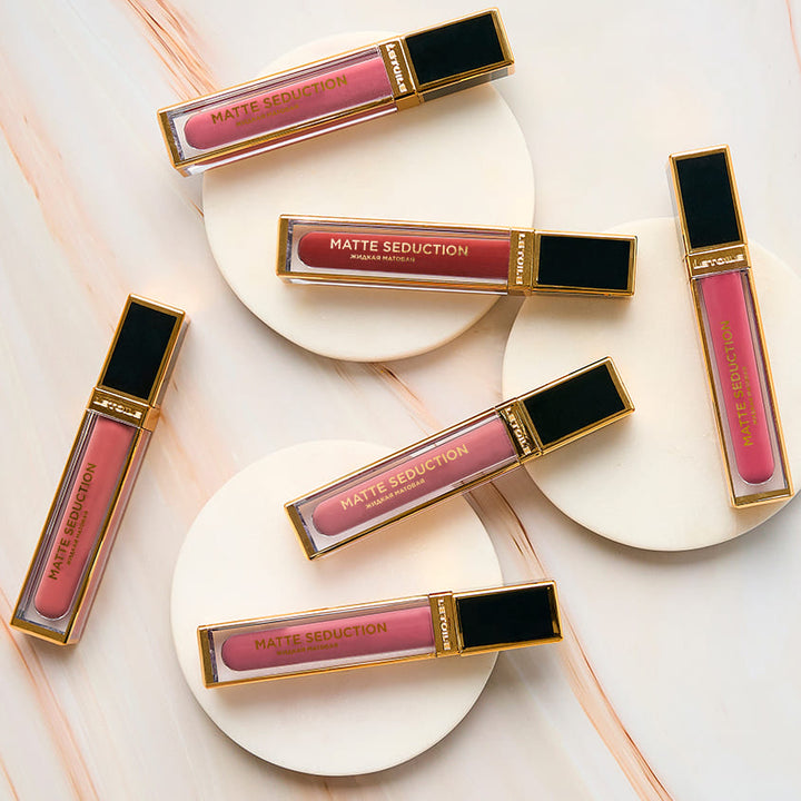 Liquid matte lipstick MATTE SEDUCTION 009 Teddy Brown, 6 ml