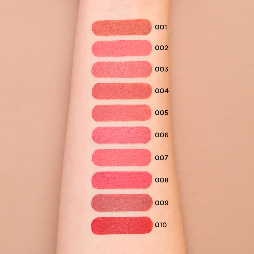 Liquid matte lipstick MATTE SEDUCTION 004 Caramel, 6 ml