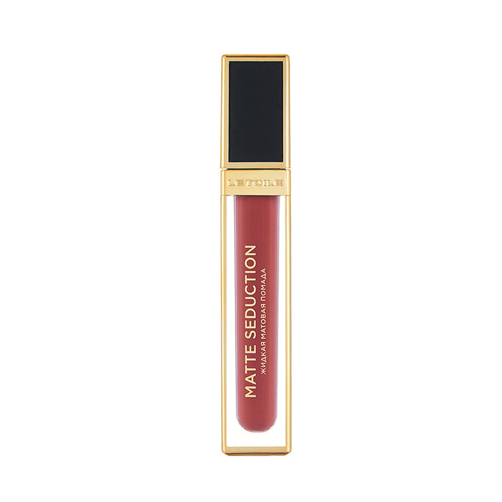 Liquid matte lipstick MATTE SEDUCTION 010 Maroon, 6 ml