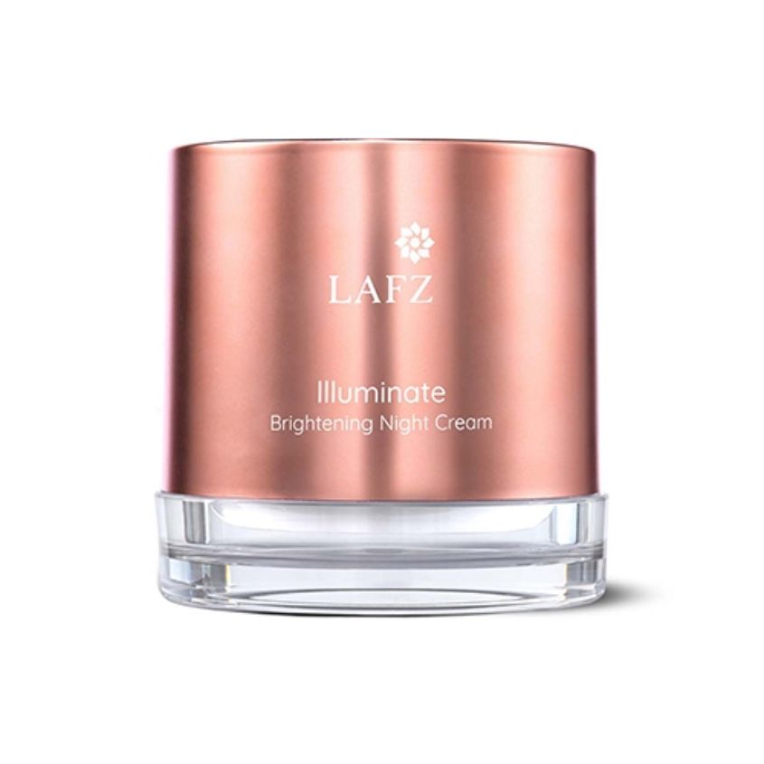 LAFZ ORGANIX ILLUMINATE BRIGHTENING NIGHT CREAM 50 GM WITH NIACINAMIDE & 2% ALPHA ARBUTIN RETINOL
